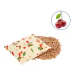 Cherry pit pillow with cotton cover small, 19 x 19 cm