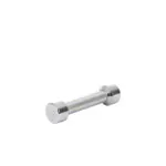 Chrome dumbbell massive, 1 kg, one piece