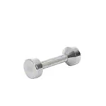Chrome dumbbell massive, 7 kg, one piece