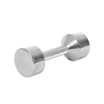 Chrome dumbbell massive, 7 kg, one piece