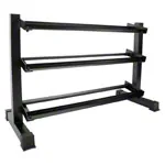 Compact dumbbell stand XL 3 steps, 119x50x76 cm