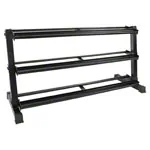 Compact dumbbell stand XXL 3 steps, 162x59x82 cm