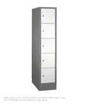 Product image: Compartment cabinet with 5 drawers, HxWxD 185x40x50 cm