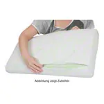Cover for ViscoLine neck support pillows, rectangle-shaped, white