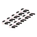 Cuff Tube, medium, red, set of 10