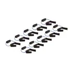 Cuff Tube, thick, blue, set of 10