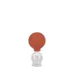 Cupping glass with ball,  2.5 cm