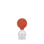 Cupping glass with ball,  3.5 cm