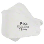 Image shows DOC FFP2 protective mask, 25 pieces