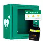 Defibtech Lifeline Protection Cabinet Set, 3 pcs., for AED + AED View