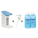Disinfectant dispenser set Euro dispenser Safety plus, incl. 2x Sterillium Pure 1 l