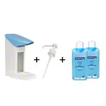 Disinfectant dispenser set Euro dispenser Safety plus, incl. 2x Sterillium Pure 500 ml