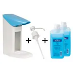 Disinfectant dispenser set Eurospender Safety plus, incl. 2x Sterillium 1 l