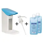 Disinfectant dispenser set Eurospender Safety plus, incl. 2x Sterillium classic pure 1 l