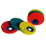 Dolphin swimming discs up to 60 kg, pair, 2x3 discs