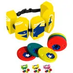 Dolphin swimming discs up to 60 kg, pair, 2x3 discs incl. BECO swimming belt