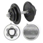 Image shows Dumbbell-set, 20 kg, 9-pcs.