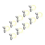 Fitness ring, lightweight, yellow, set of 10