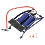 Foot pump incl. manometer, 2 cylinder