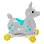 GYMNIC bouncing animal unicorn Rody Magical Unicorn with roll tub