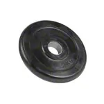 Get-Fit weight plate made of rubber,  3 cm, 2 kg, 1 piece