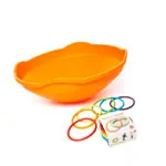 Gonge coordination set, 7 pcs mini top play tops, activity rings