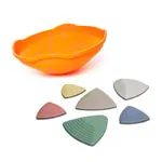 Gonge play top Mini Top, Nordic + river stones, 3x large + 3x small, Nordic, set 7 pcs.