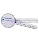 Goniometer protractor, leg length 20 cm