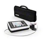 Image shows Gymna ultrasound therapy device ultrasound Compact, incl. battery, ultrasound head and transport bag