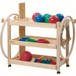 Gymnastics equipment trolley standard set, 44-piece