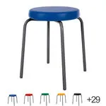 Gymnastics stool standard with comfort cushion,  38 cm, frame color anthracite