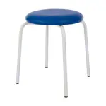 Gymnastics stool standard with cushion, <FONT face=Arial></FONT> 38 cm, frame color white