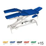 Product image: HWK Therapy table Impuls Lymph / Manu Hydraulik, with 3-piece head. 195x65x50-96 cm