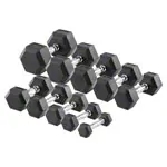 Hex compact dumbbell set, 1-10 kg, 10 pieces