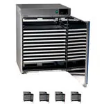 Holding cabinet HWS 12-5030 F for fango-paraffin incl. 10 aluminum sheets