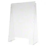 Hygiene protective wall made of acrylic glass 58x86x30 cm, with pass-through 40x11 cm