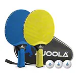 JOOLA table tennis set VIVID OUTDOOR, 2 TT bats + 3 TT balls