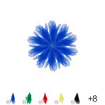 Juggling cloth, 65x65 cm, 10 cloths