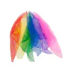 Juggling veils 65x65 cm, set of 6