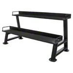 Kettlebell stand with 2 shelves, LxWxH 139x63x74 cm