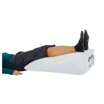 Leg and vein support pillow, inflatable, LxWxH 70x50x19/7 cm, white