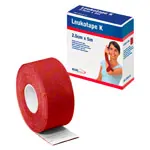 Leukotape K, 5 m x 2.5 cm, red