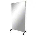 Light mirror, WxH 100x200 cm, mobile and swivelling