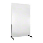 Lightweight mirror, W x H 125 x 200 cm, mobile