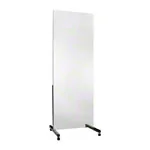 Lightweight mirror, W x H 75 x 200 cm, mobile