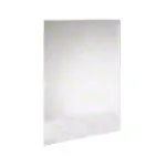 Image shows Lightweight mirror with back panel, WxH 100x150 cm