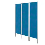 Lightweight screen 3-leaf, HxQ 165x156 cm