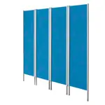 Lightweight screen 4-leaf, HxB 165x204 cm