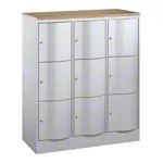 Product image: Locker Resisto with 9 compartments, HxWxD 125x115x54 cm
