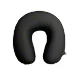 Image shows Lojer face pad, 32 x 27 x 3.5 cm,imitation leather, black